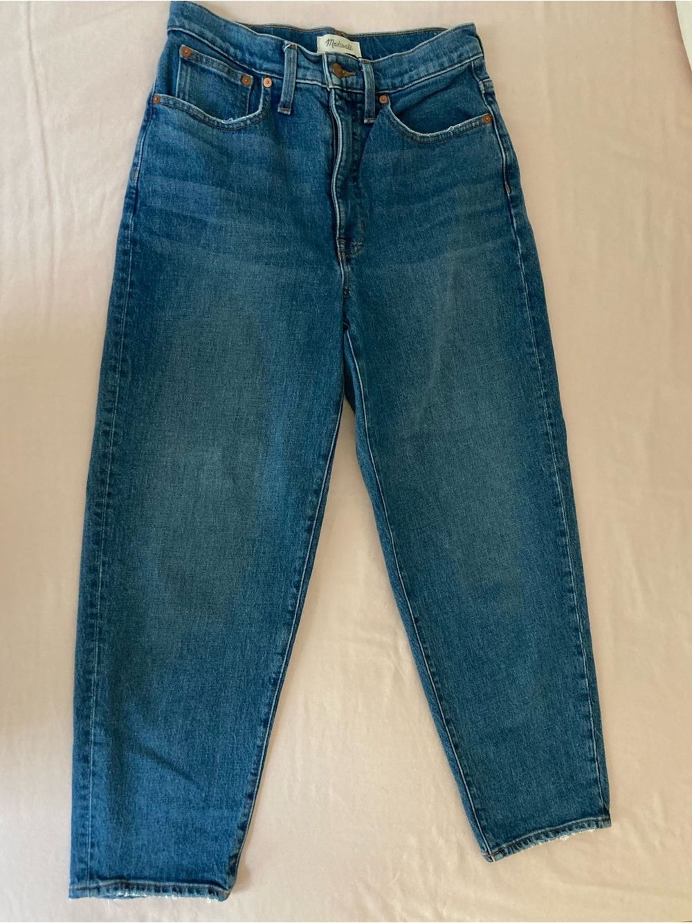 Madewell Women's Balloon Jeans in Medium Blue Denim